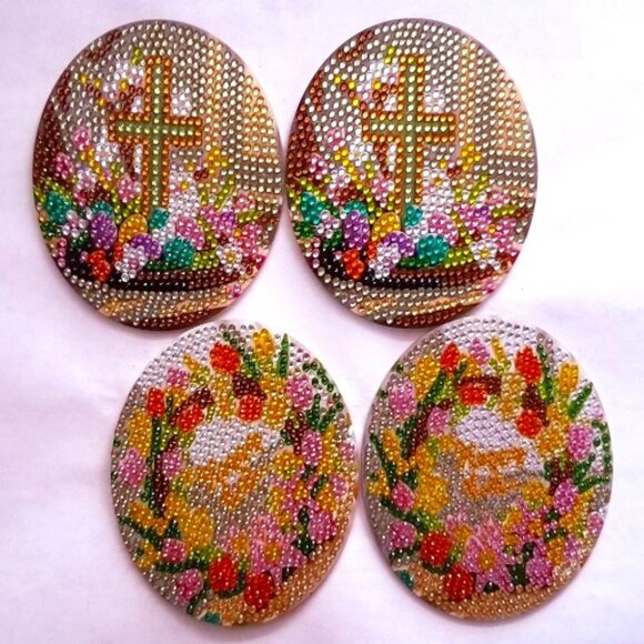 Rhinestone Easter Coasters - Picture 3 of 5